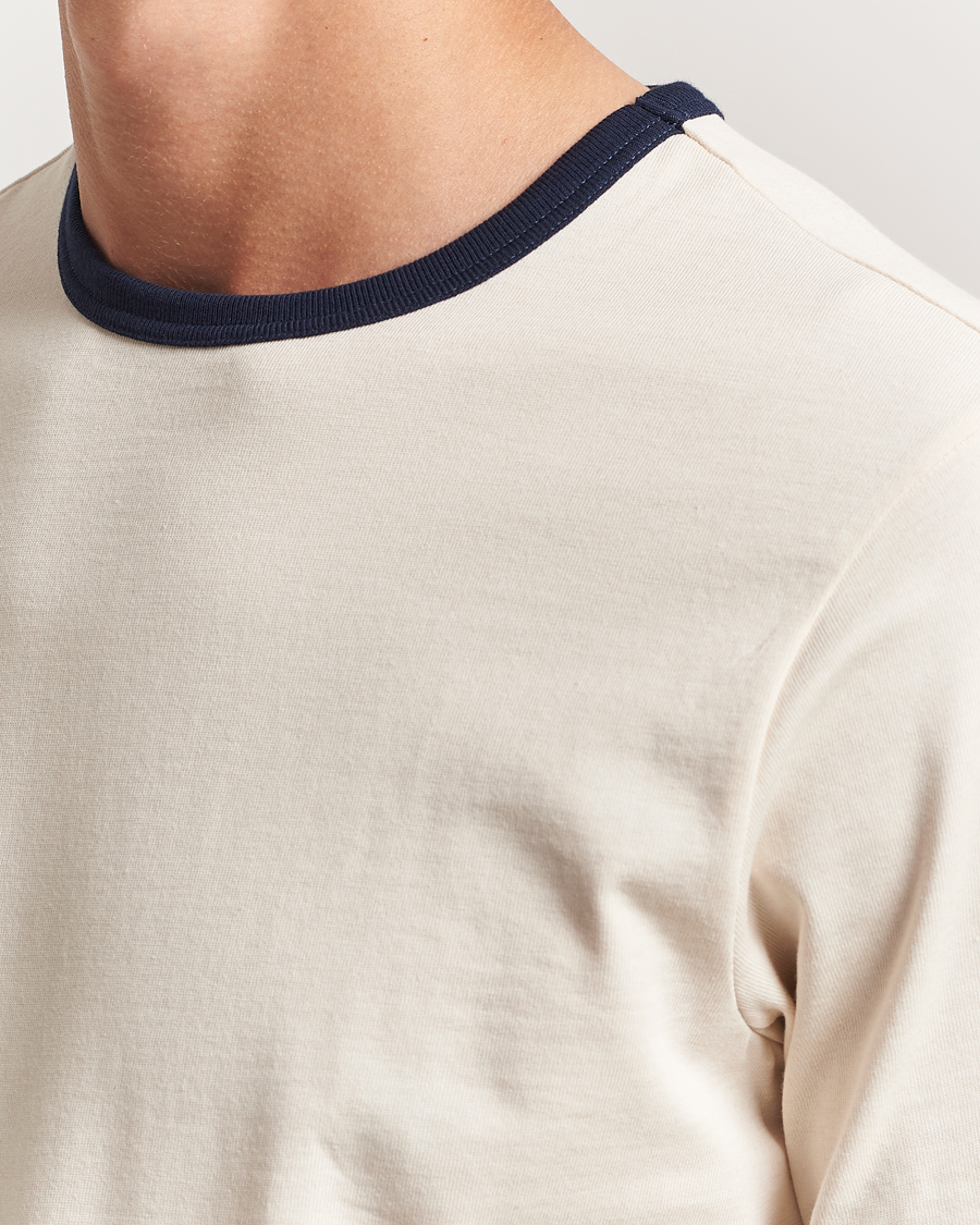 Men | T-Shirts | Merz b. Schwanen | Classic Fit T-Shirt Nature/Ink