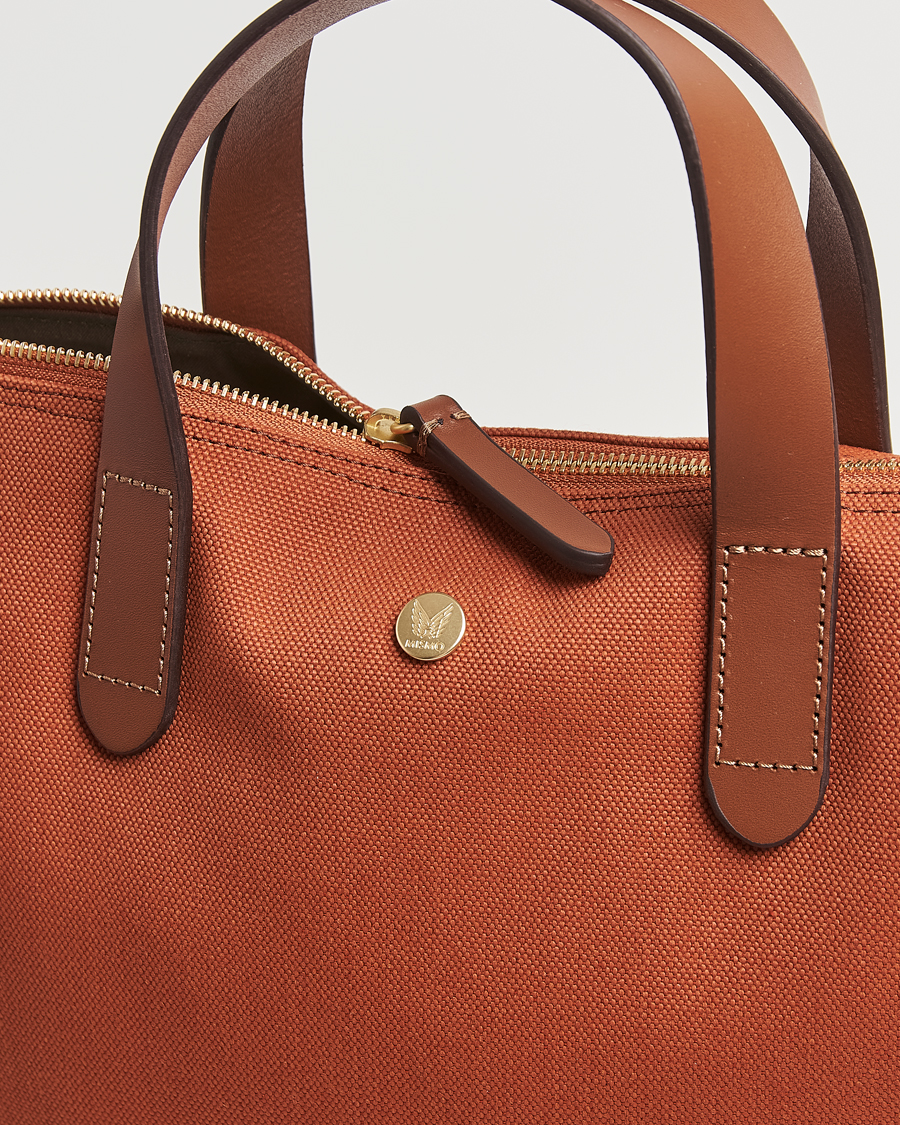 Men | Mismo M/S Canvas Shopper Terracotta/Cuoio | Mismo | M/S Canvas Shopper Terracotta/Cuoio