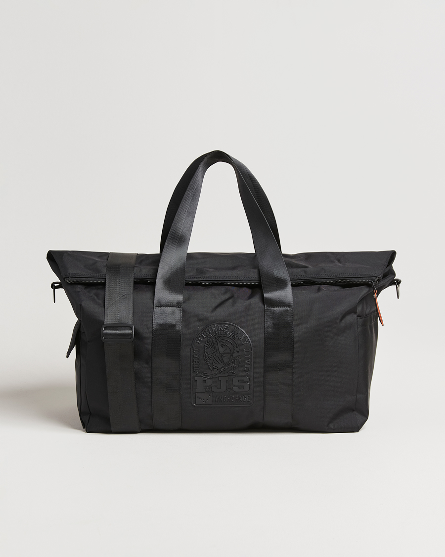 Men | Parajumpers Nylon Canvas Weekender Bag Black | Parajumpers | Nylon Canvas Weekender Bag Black