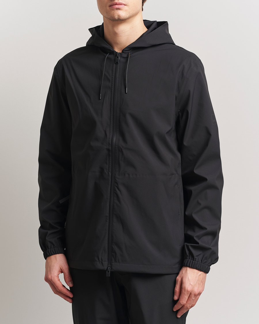 Men | Coats & Jackets | RAINS | Suva Hooded Waterproof Jacket Black