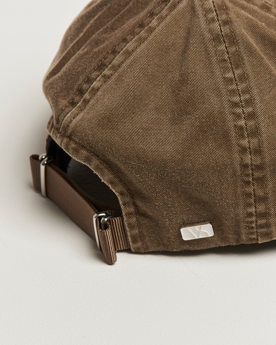 Men | Hats & Caps | Varsity Headwear | Washed Cotton Baseball Cap Beige