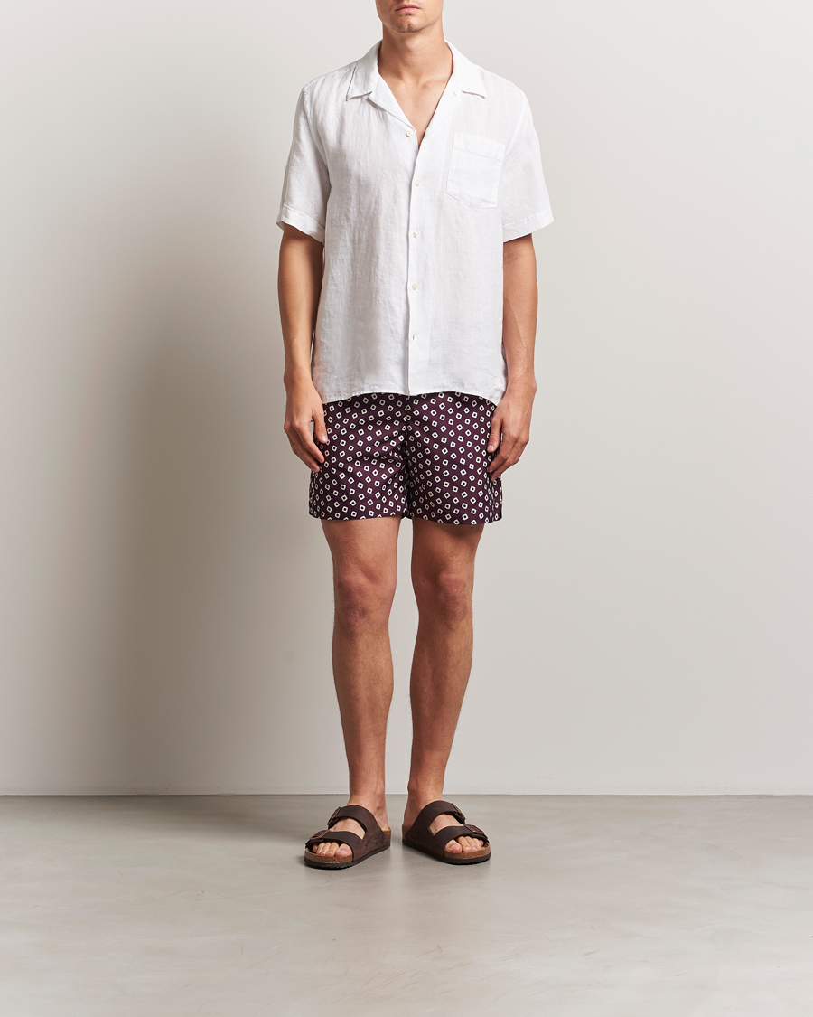 Men | Shirts | Vilebrequin | Charli Resort Short Sleeve Shirt Blanc