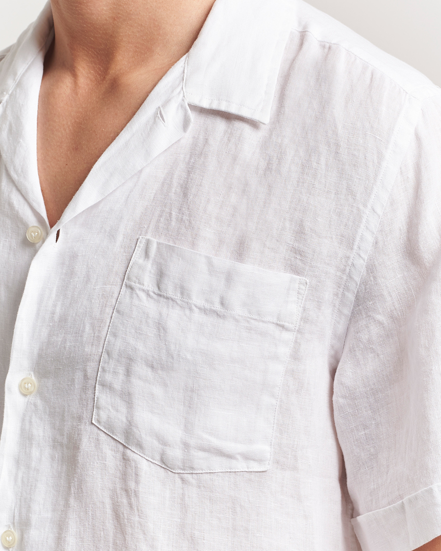 Men | Shirts | Vilebrequin | Charli Resort Short Sleeve Shirt Blanc