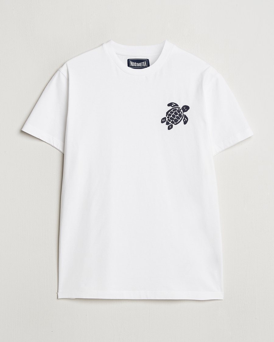 Men | T-Shirts | Vilebrequin | Portisol Embroidered T-Shirt Blanc