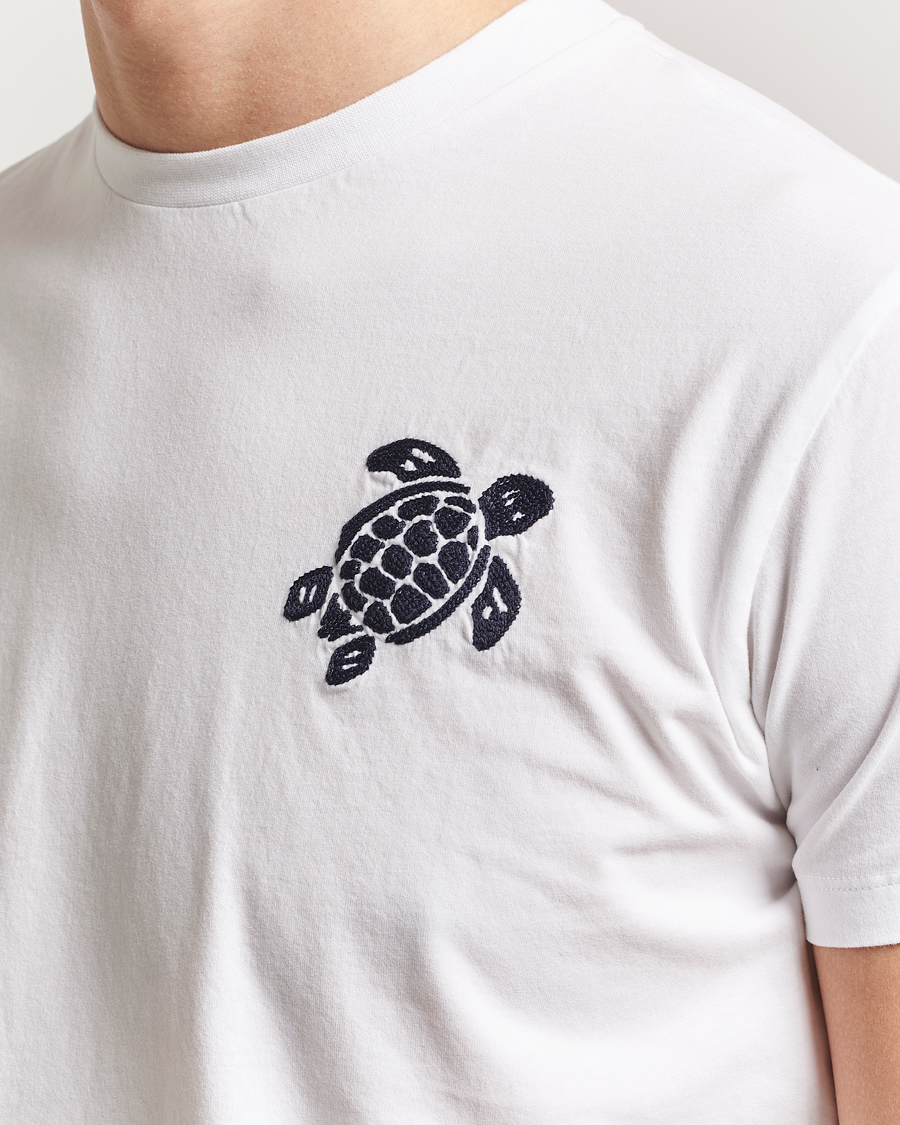 Men | T-Shirts | Vilebrequin | Portisol Embroidered T-Shirt Blanc