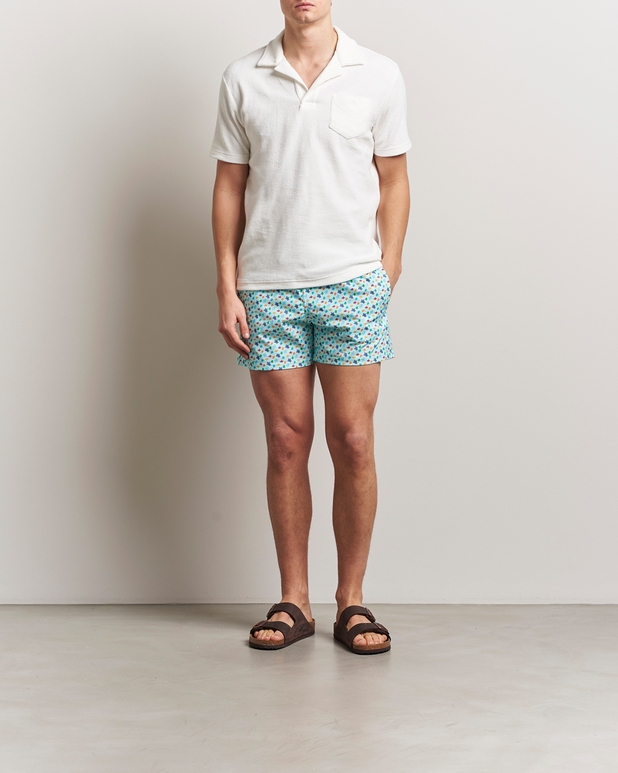 Men | Swimwear | Vilebrequin | Moorise Swim Shorts Pacific