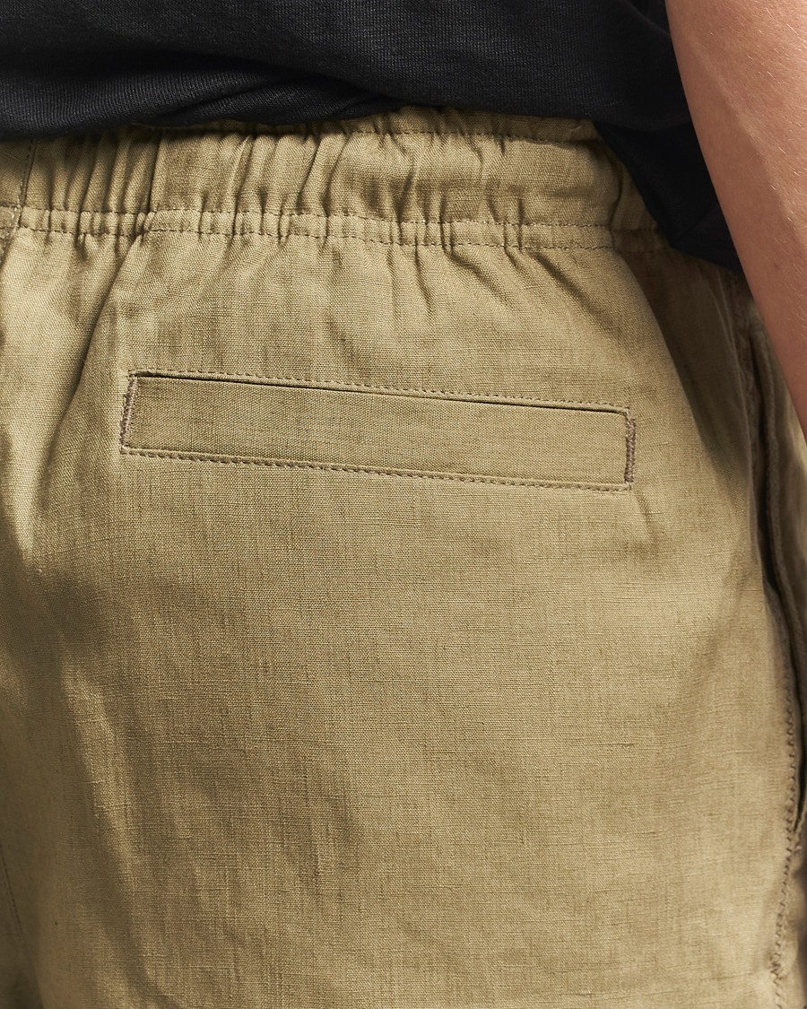 Men | Shorts | Orlebar Brown | Alex Linen Shorts Agave Green