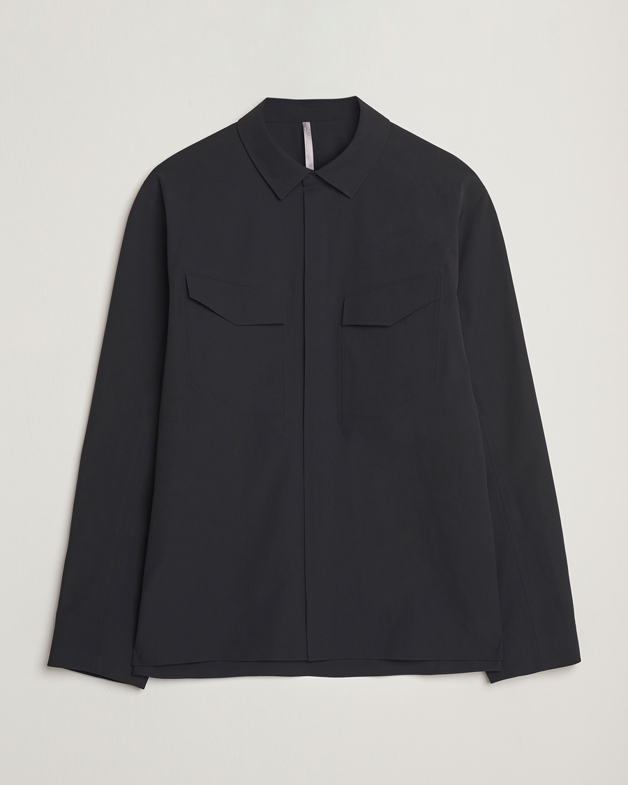 Men | Shirts | Arc'teryx Veilance | Field Long Sleeve Stretch Shirt Black