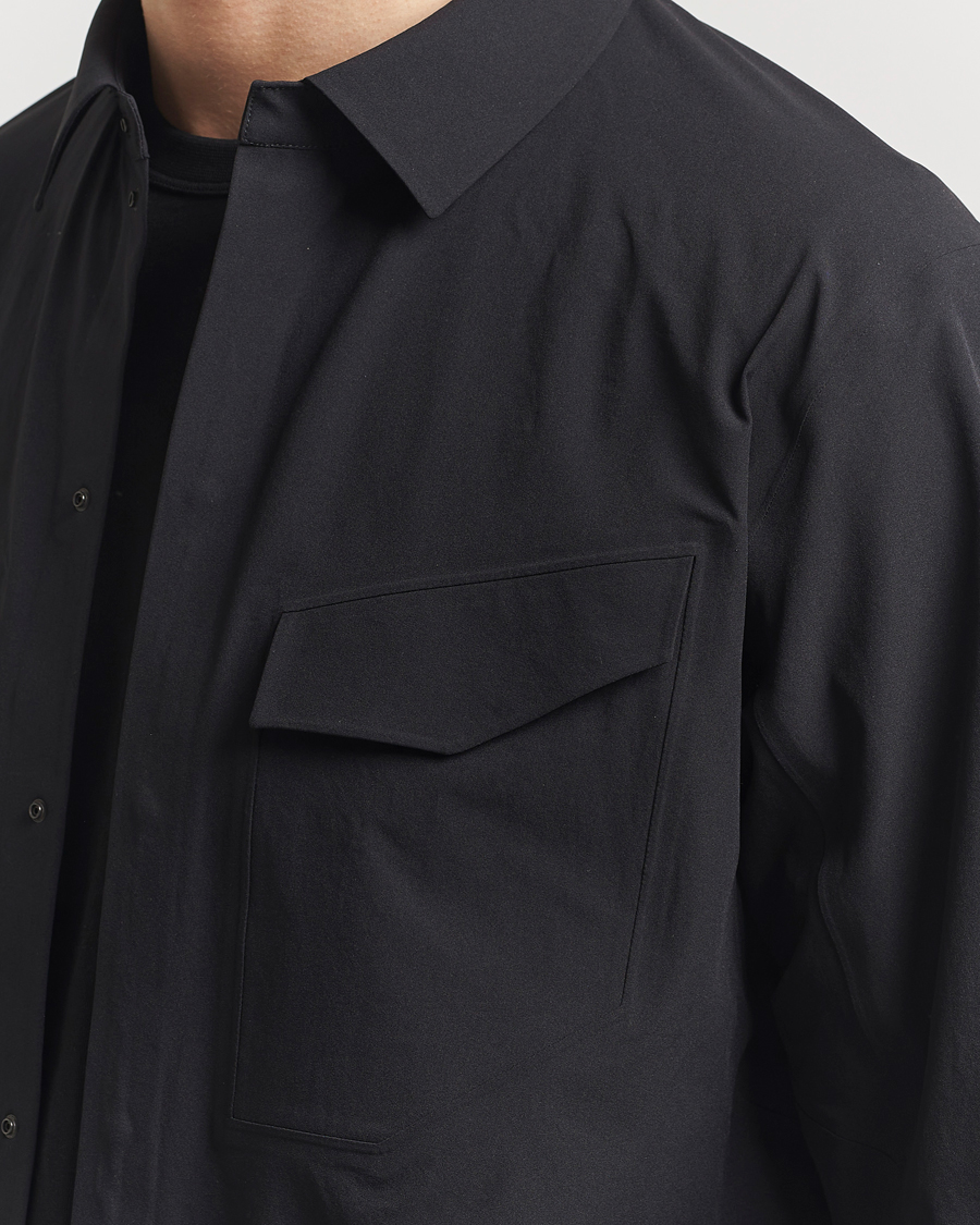 Men | Shirts | Arc'teryx Veilance | Field Long Sleeve Stretch Shirt Black