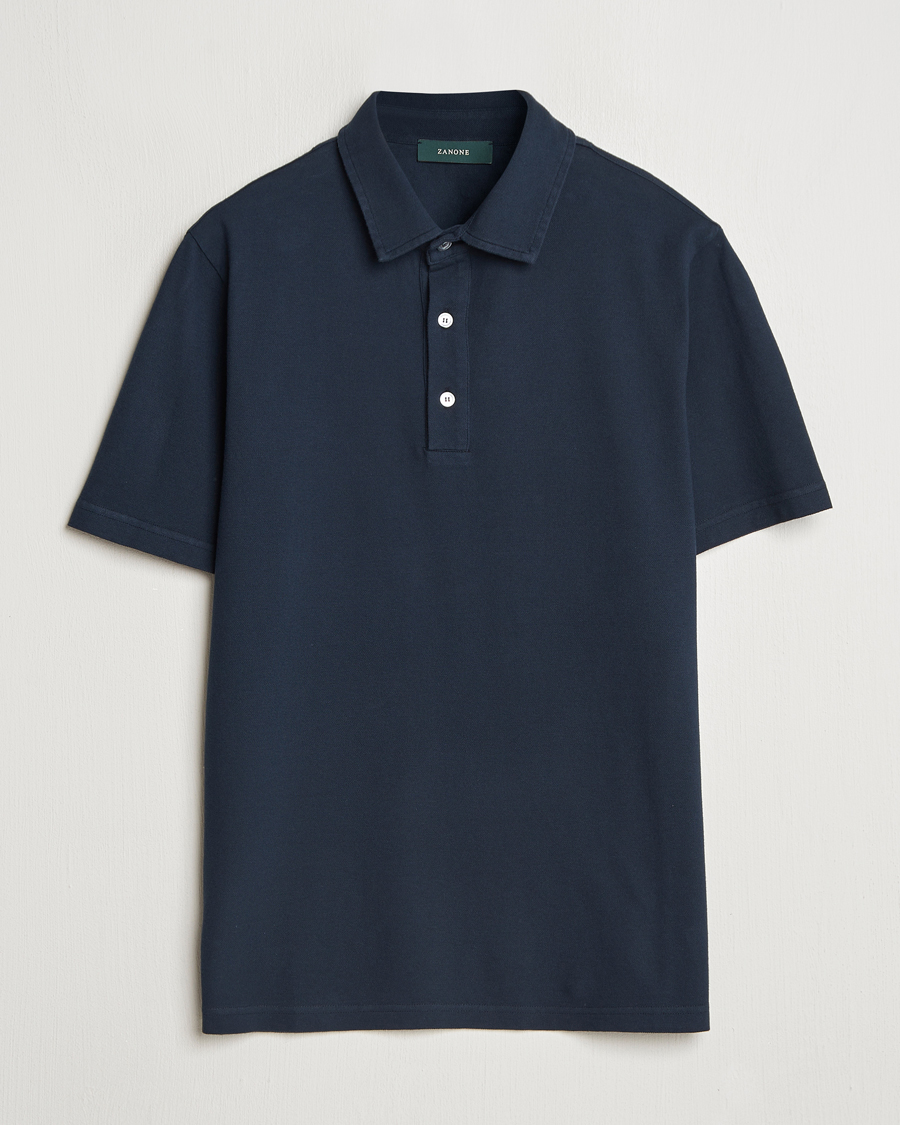 ZANONE ICECOTTON POLO #NAVY size 50(XL)