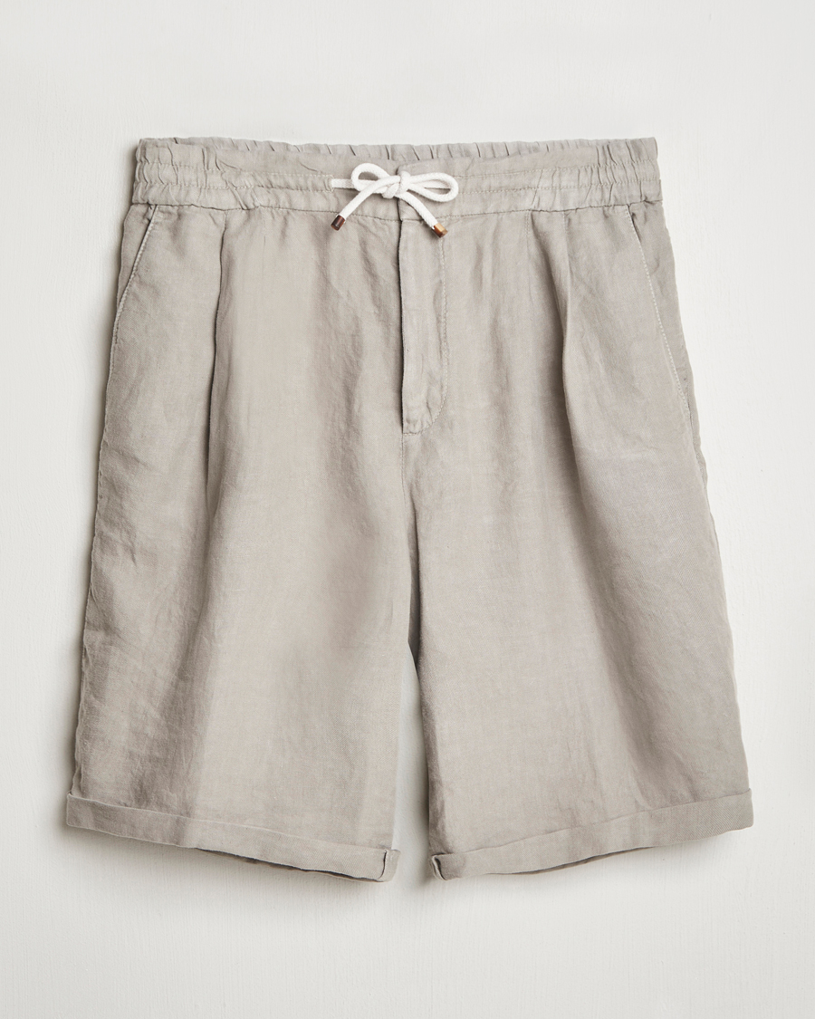 Men | Shorts | Brunello Cucinelli | Drawstring Shorts Khaki