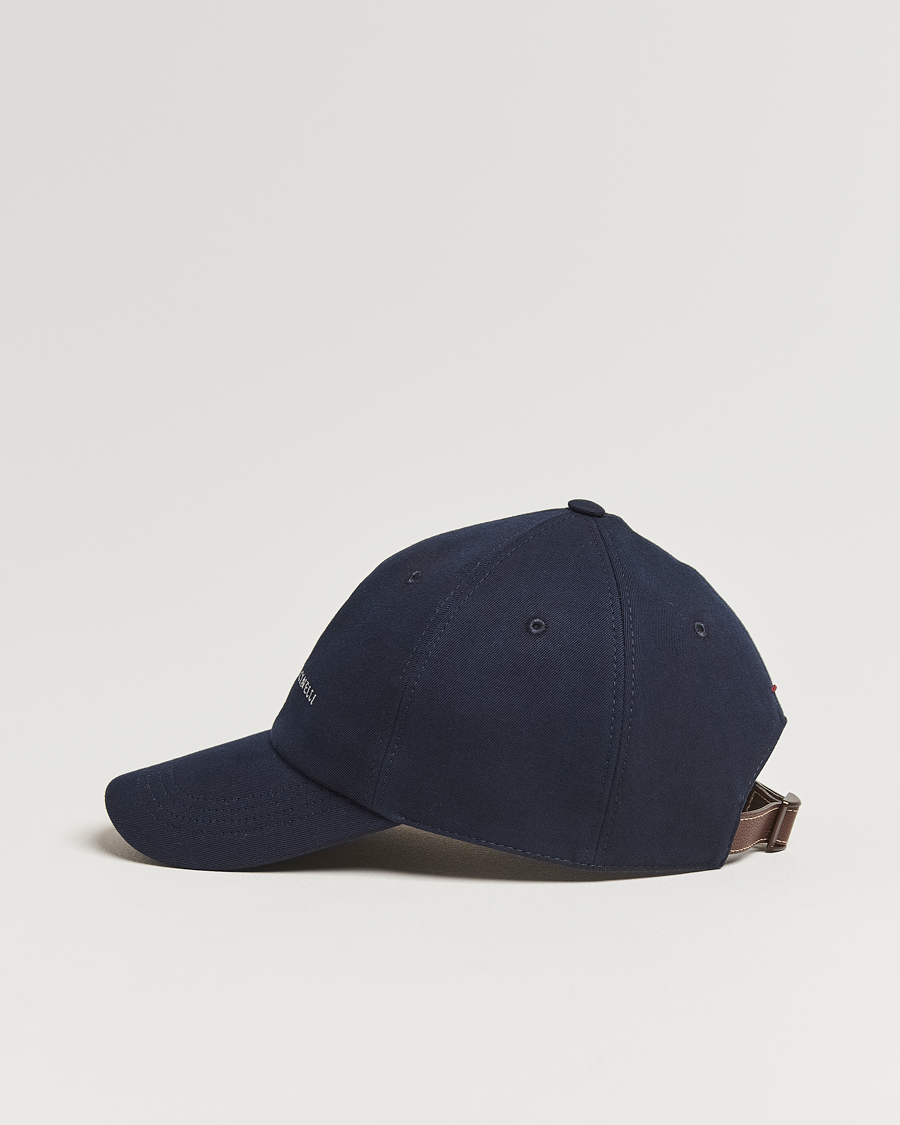 Men | Hats & Caps | Brunello Cucinelli | Twill Cotton Baseball Cap Navy