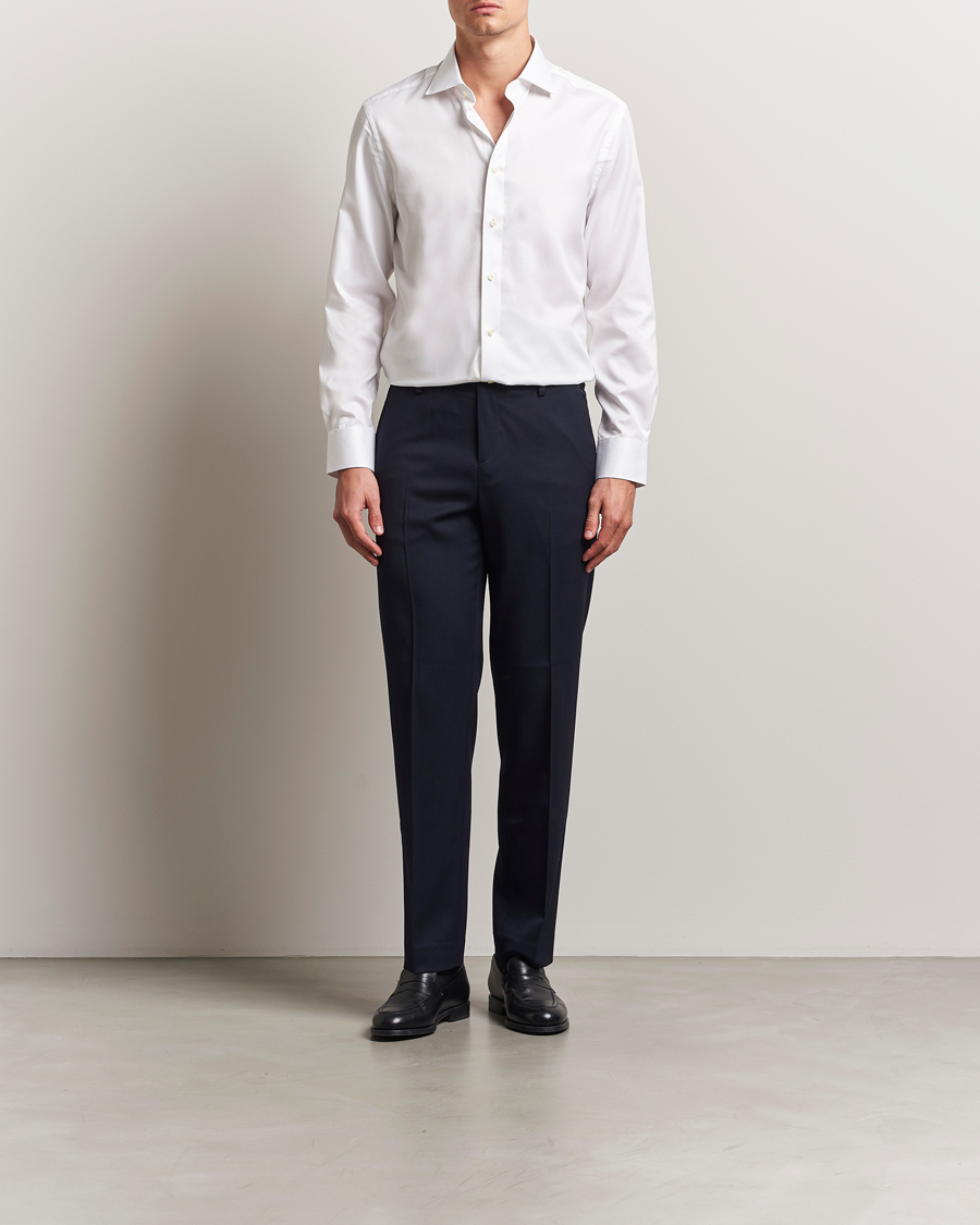 Men | Shirts | Charles Tyrwhitt | Egyptian Cotton Twill Shirt White