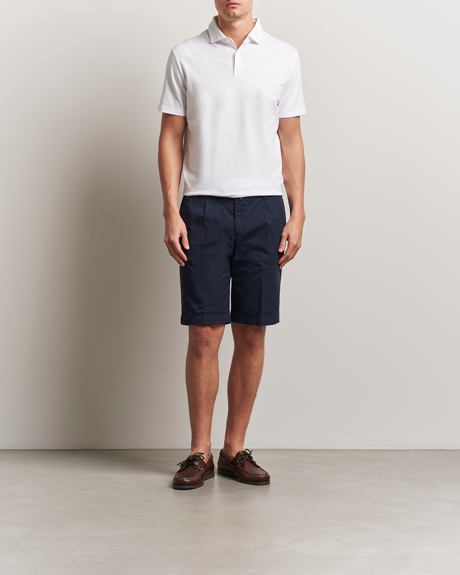 Men | Polo Shirts | Charles Tyrwhitt | Short Sleeve Cotton Pique Polo White