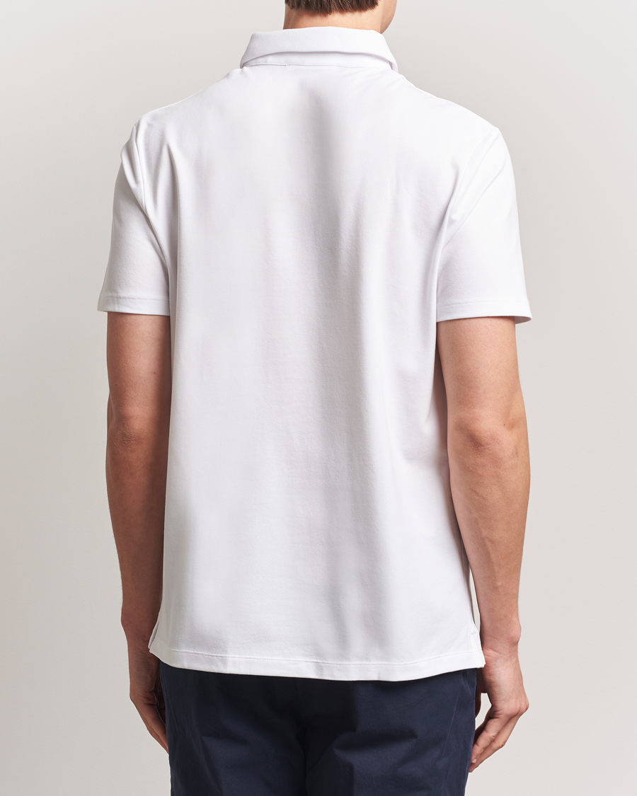 Men | Polo Shirts | Charles Tyrwhitt | Short Sleeve Cotton Pique Polo White