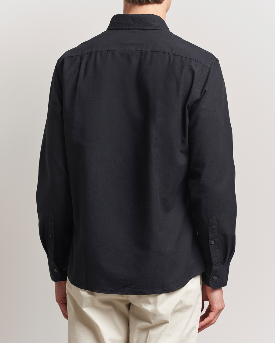 Men | Shirts | Charles Tyrwhitt | Button Down Stretch Oxford Shirt Black