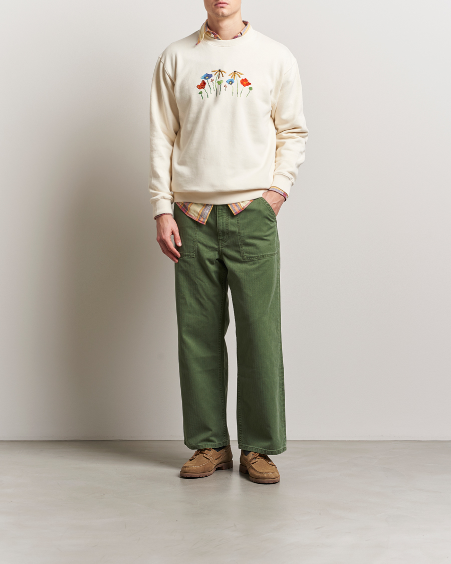 Men | Sweaters & Knitwear | Forét | Botanic Sweatshirt Cloud