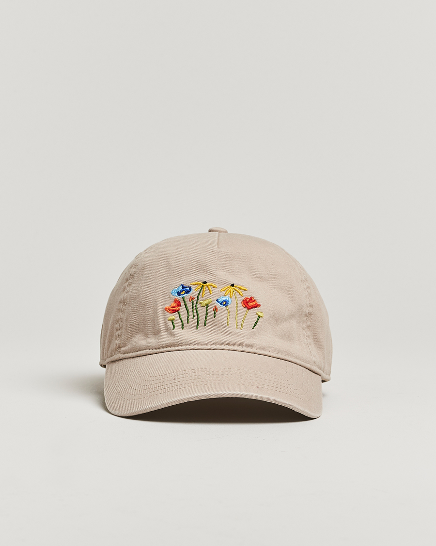 Men | Forét Botanic Washed Cap Khaki | Forét | Botanic Washed Cap Khaki