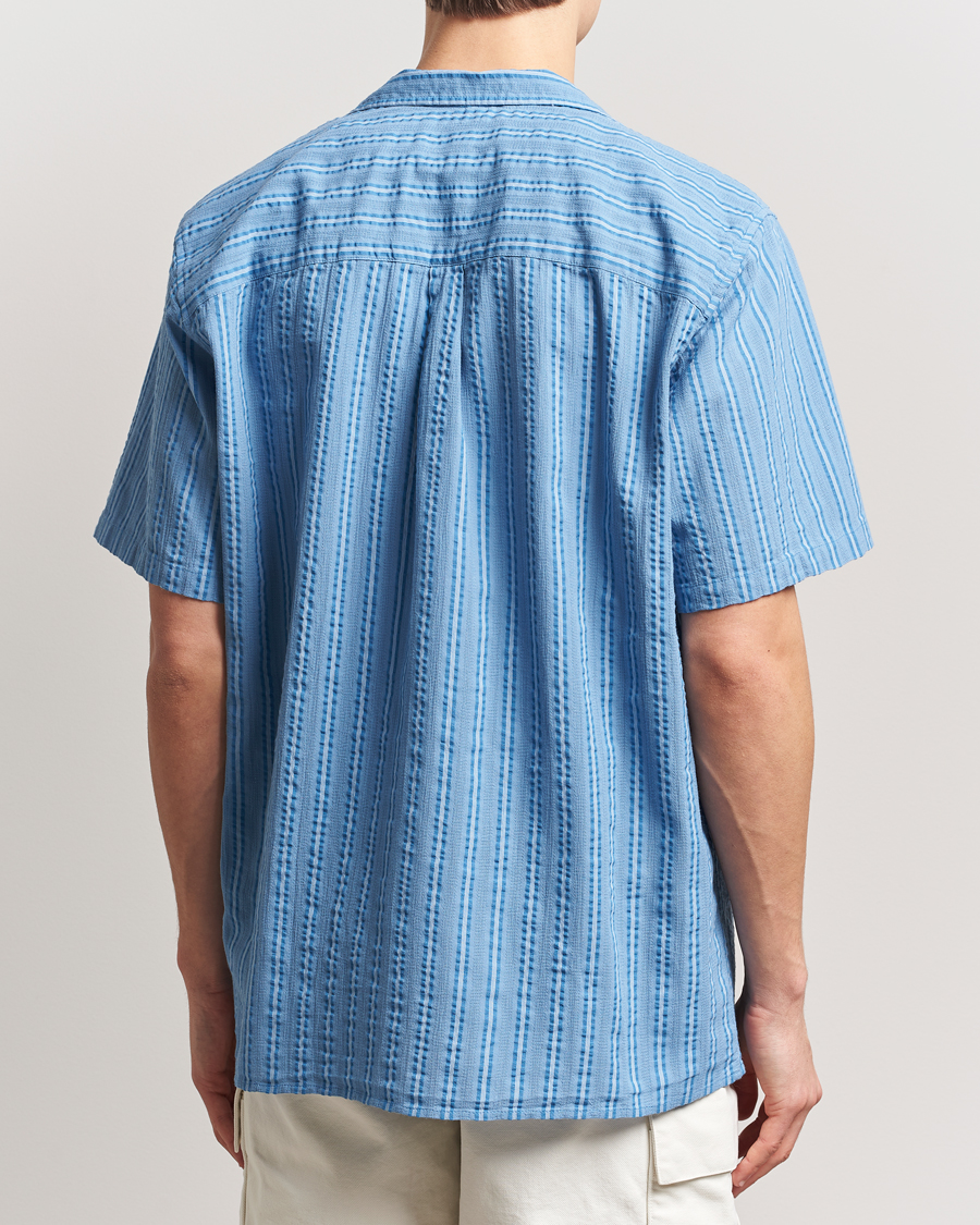Men | Shirts | Forét | Peer Short Sleeve Shirt Blue
