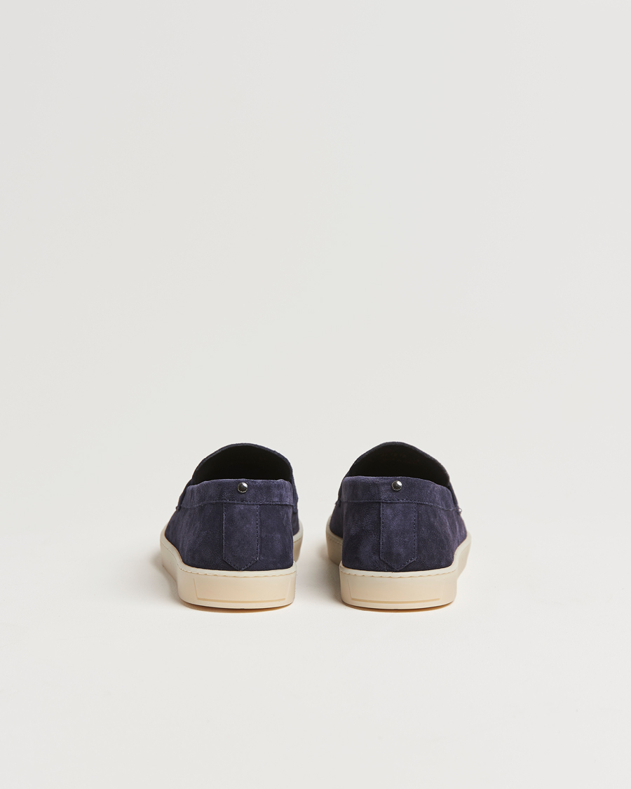 Men | Canali Summer Loafers Navy | Canali | Summer Loafers Navy