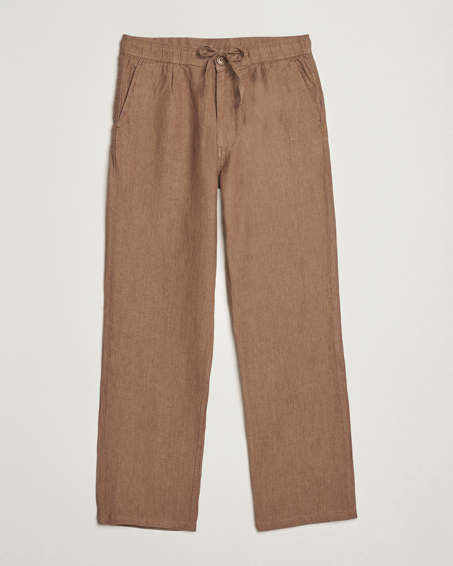 Men | Trousers | KnowledgeCotton Apparel | Loose Linen Pants Tuffet