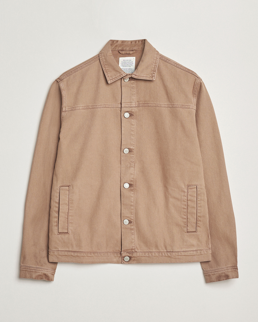 Men | Coats & Jackets | KnowledgeCotton Apparel | Twill Workwear Jacket Tiramisou
