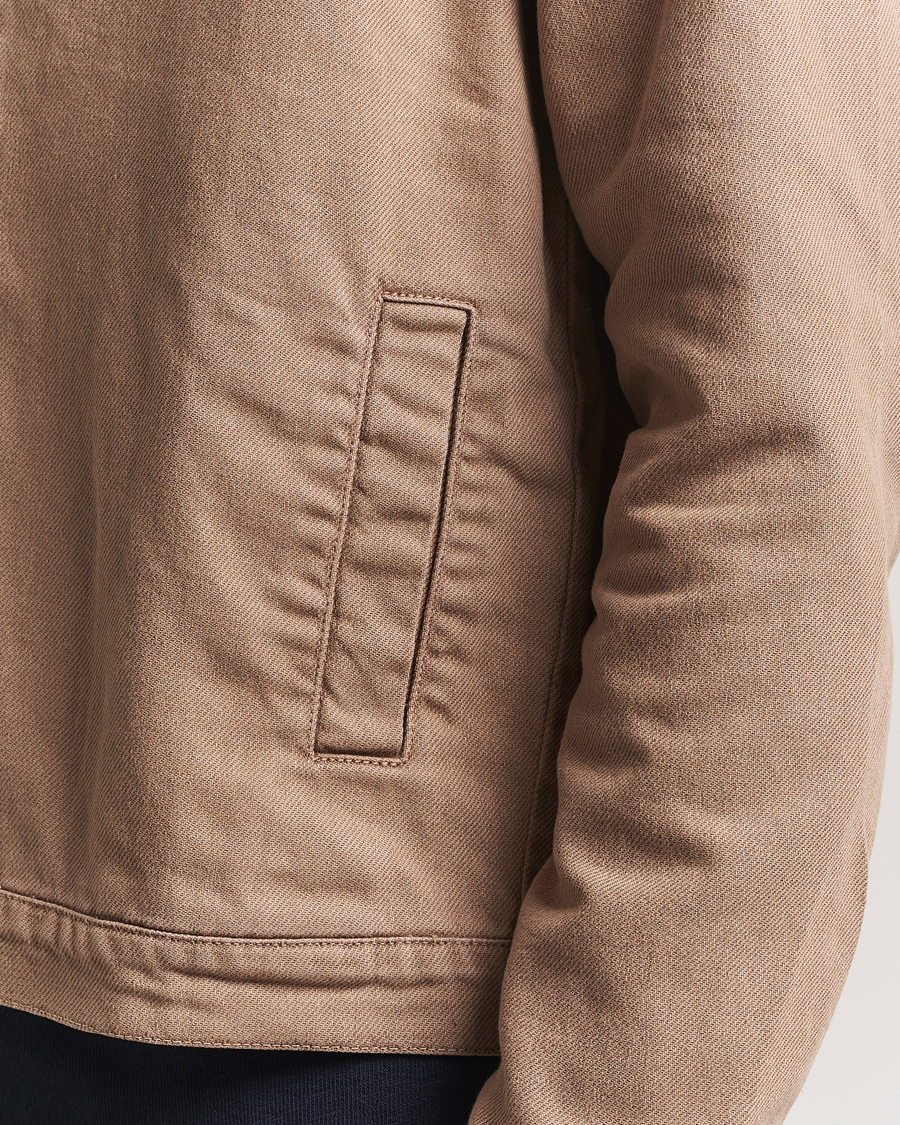 Men | Coats & Jackets | KnowledgeCotton Apparel | Twill Workwear Jacket Tiramisou