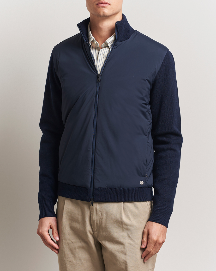Men | Coats & Jackets | Scandinavian Edition | Leeway Hybrid Jacket Navy Blue