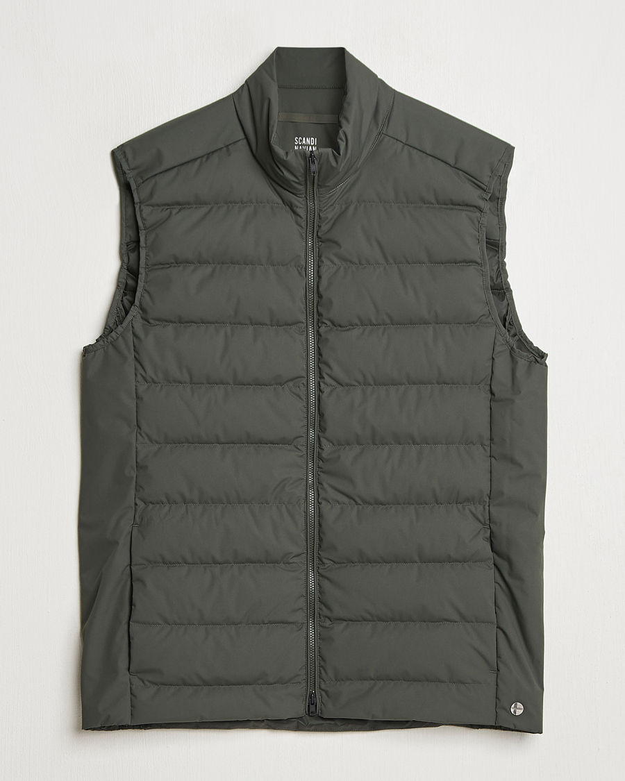 Men | Coats & Jackets | Scandinavian Edition | Ratio II Lightweight Padded Vest Dark Olive
