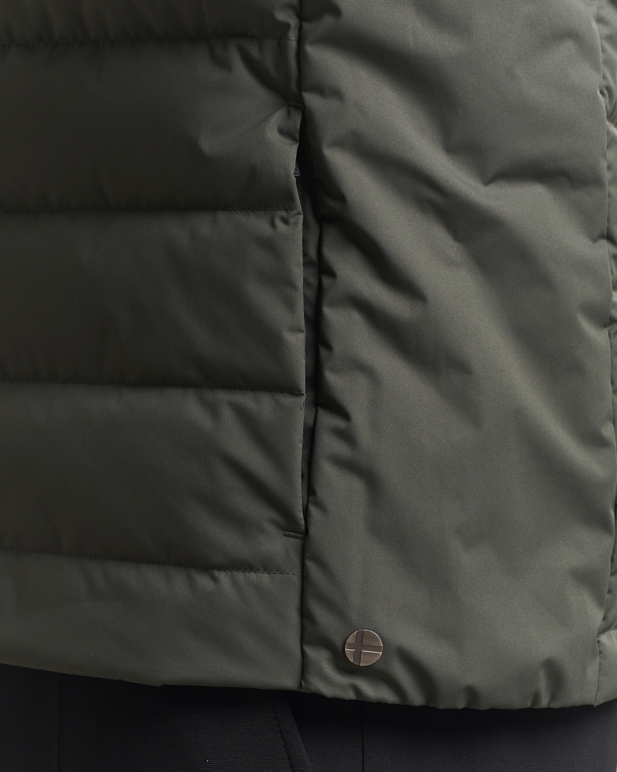 Men | Coats & Jackets | Scandinavian Edition | Ratio II Lightweight Padded Vest Dark Olive