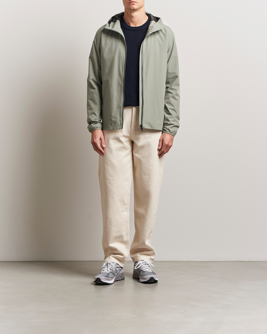 Men | Coats & Jackets | Scandinavian Edition | Hood Waterproof Jacket Light Green