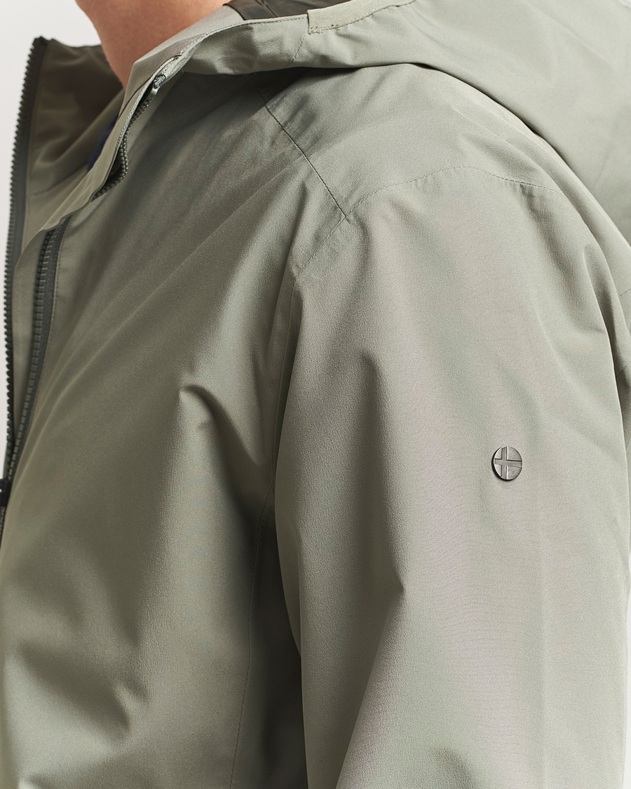 Men | Coats & Jackets | Scandinavian Edition | Hood Waterproof Jacket Light Green
