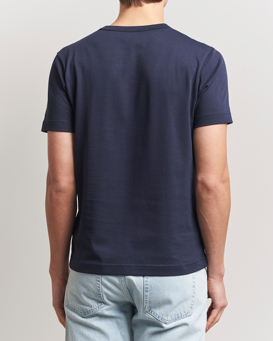 Men | T-Shirts | Sunspel | Single Jersey Supima Cotton T-Shirt Navy