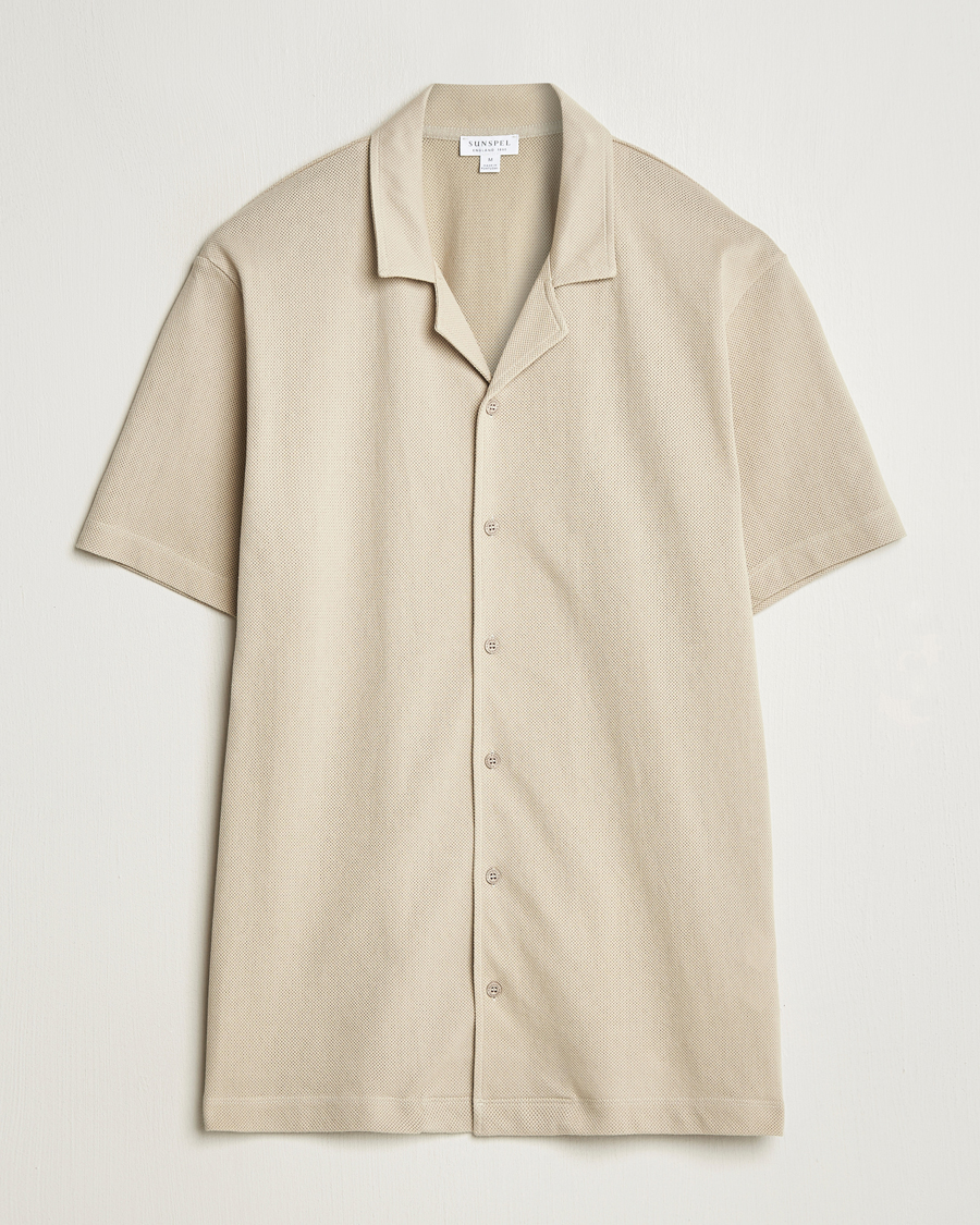 Men | Shirts | Sunspel | Riviera Resort Shirt Ash Grey