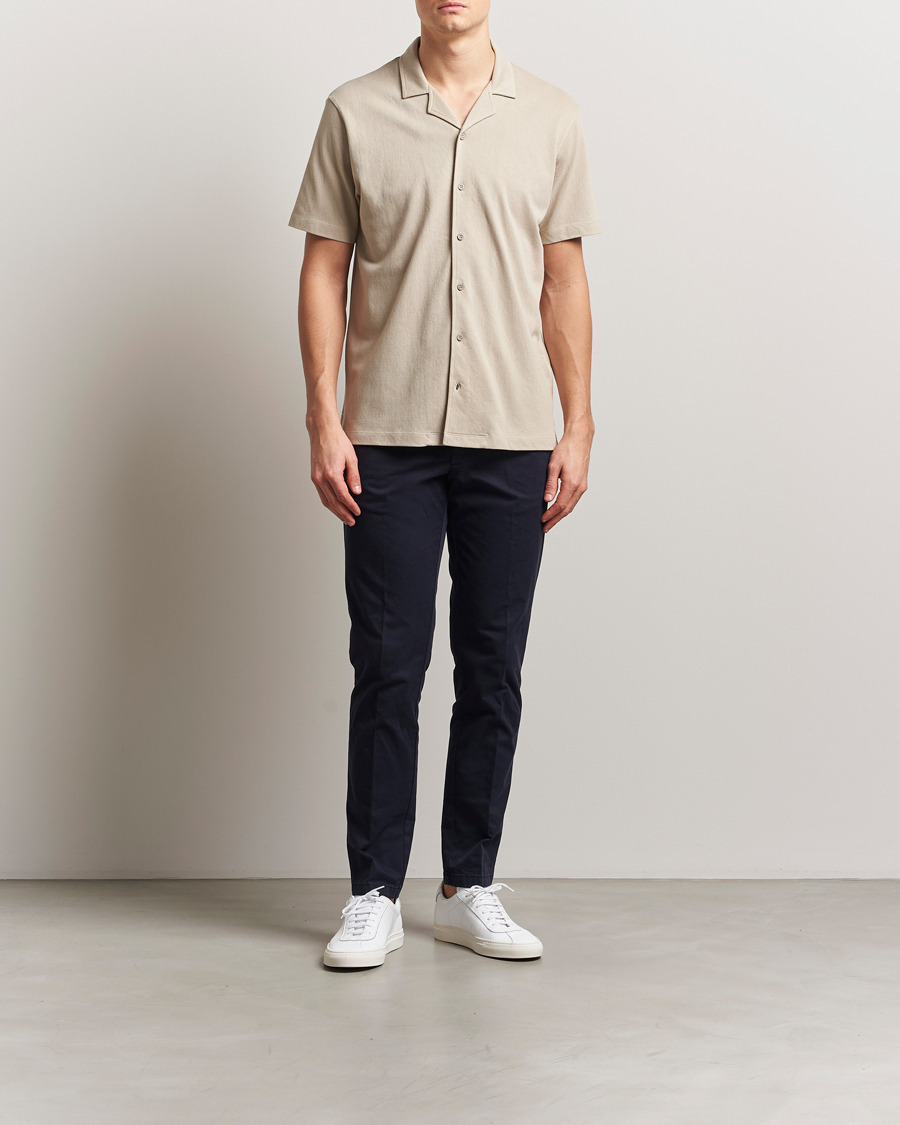 Men | Shirts | Sunspel | Riviera Resort Shirt Ash Grey