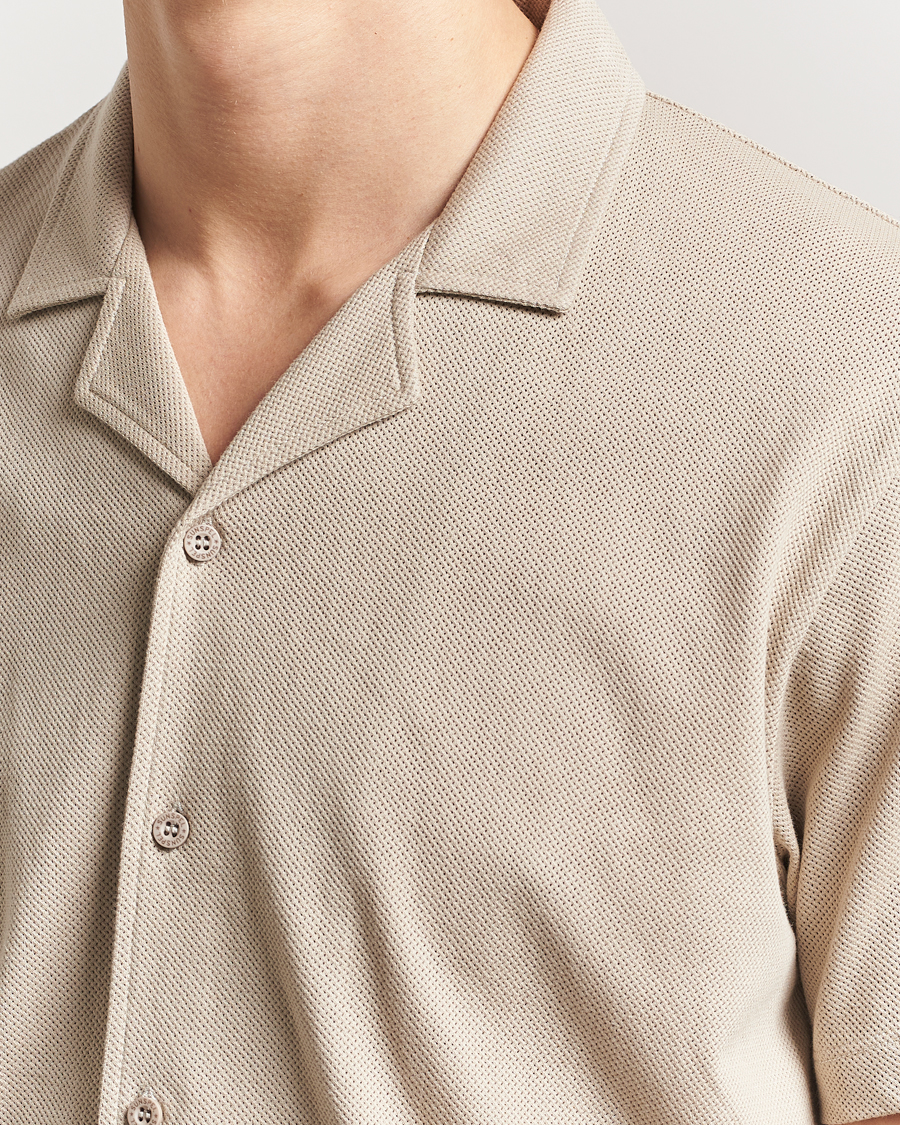 Men | Shirts | Sunspel | Riviera Resort Shirt Ash Grey