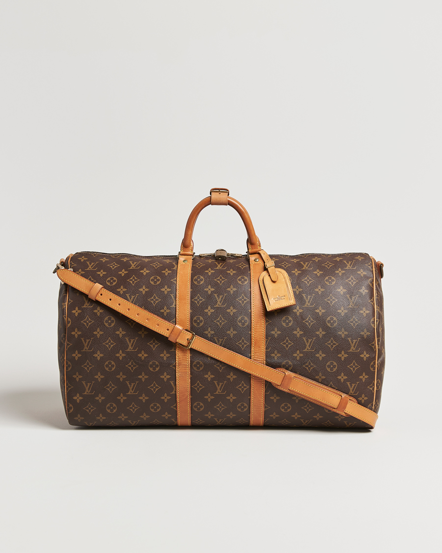 Men | Louis Vuitton Pre-Owned Keepall Bandoulière 55 Monogram  | Louis Vuitton Pre-Owned | Keepall Bandoulière 55 Monogram 