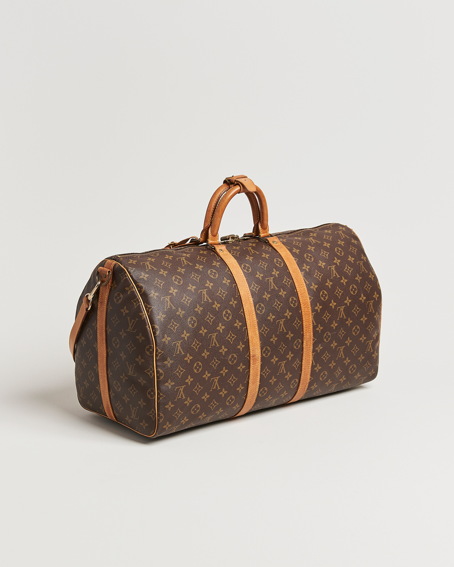 Men | Louis Vuitton Pre-Owned Keepall Bandoulière 55 Monogram  | Louis Vuitton Pre-Owned | Keepall Bandoulière 55 Monogram 