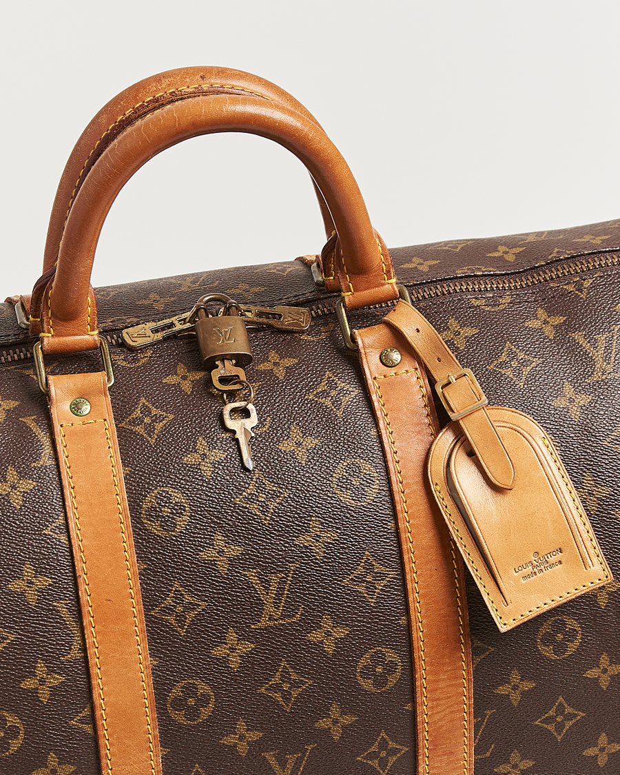 Men | Louis Vuitton Pre-Owned Keepall Bandoulière 55 Monogram  | Louis Vuitton Pre-Owned | Keepall Bandoulière 55 Monogram 