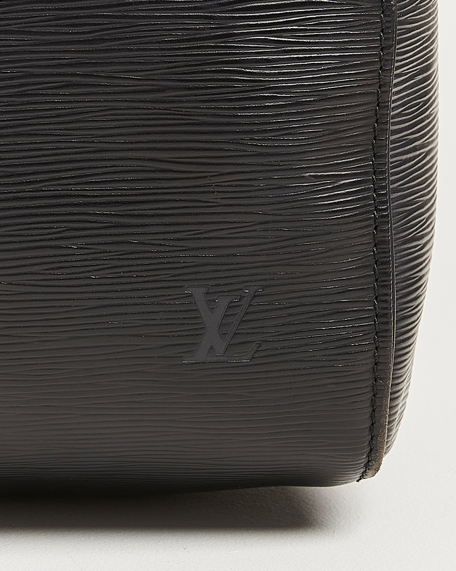 Louis Vuitton Pre-Owned Keepall 45 Epi Leather Bag Black at