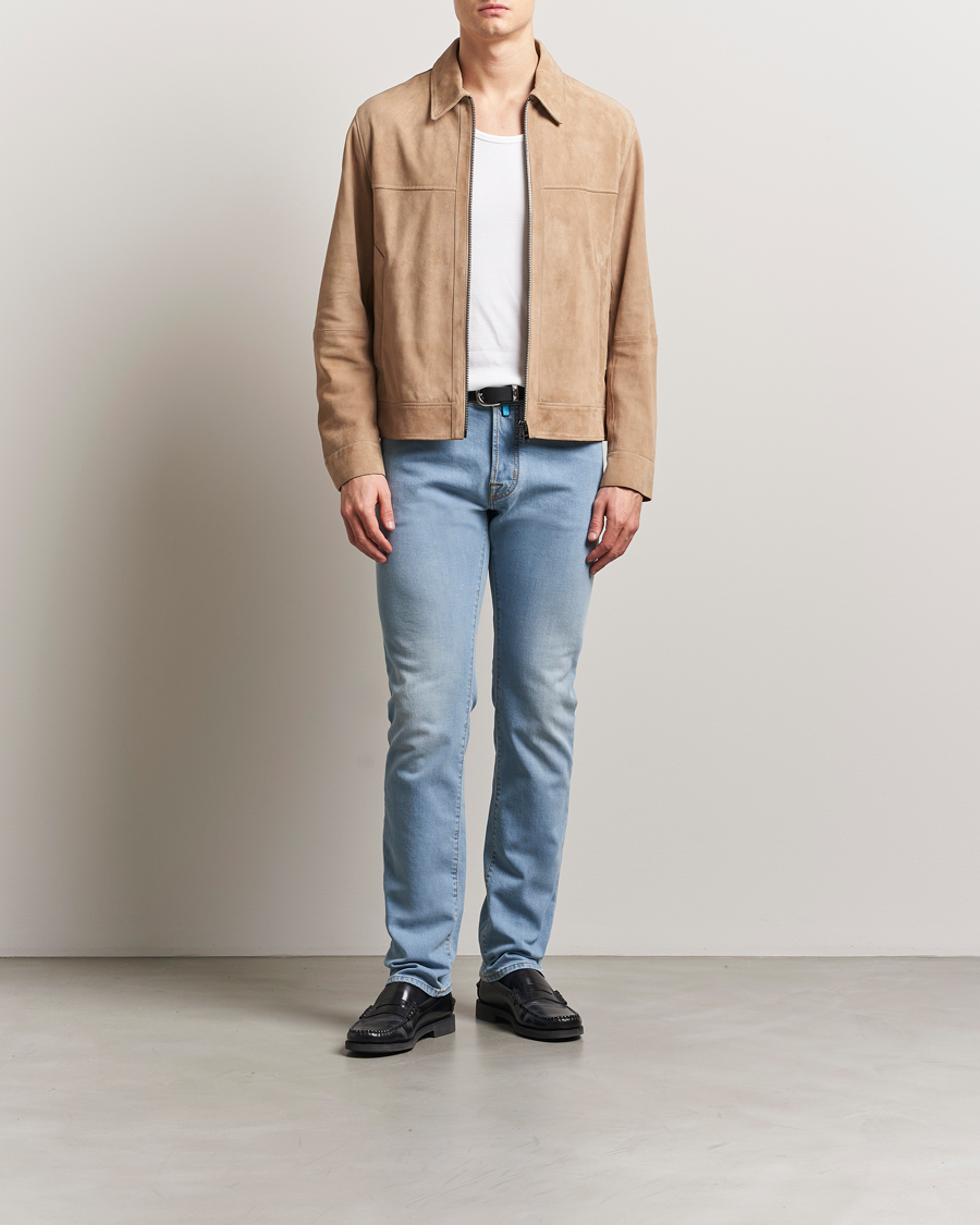 Men | Jeans | Jacob Cohën | Bard Slim Fit Stretch Jeans Light Blue