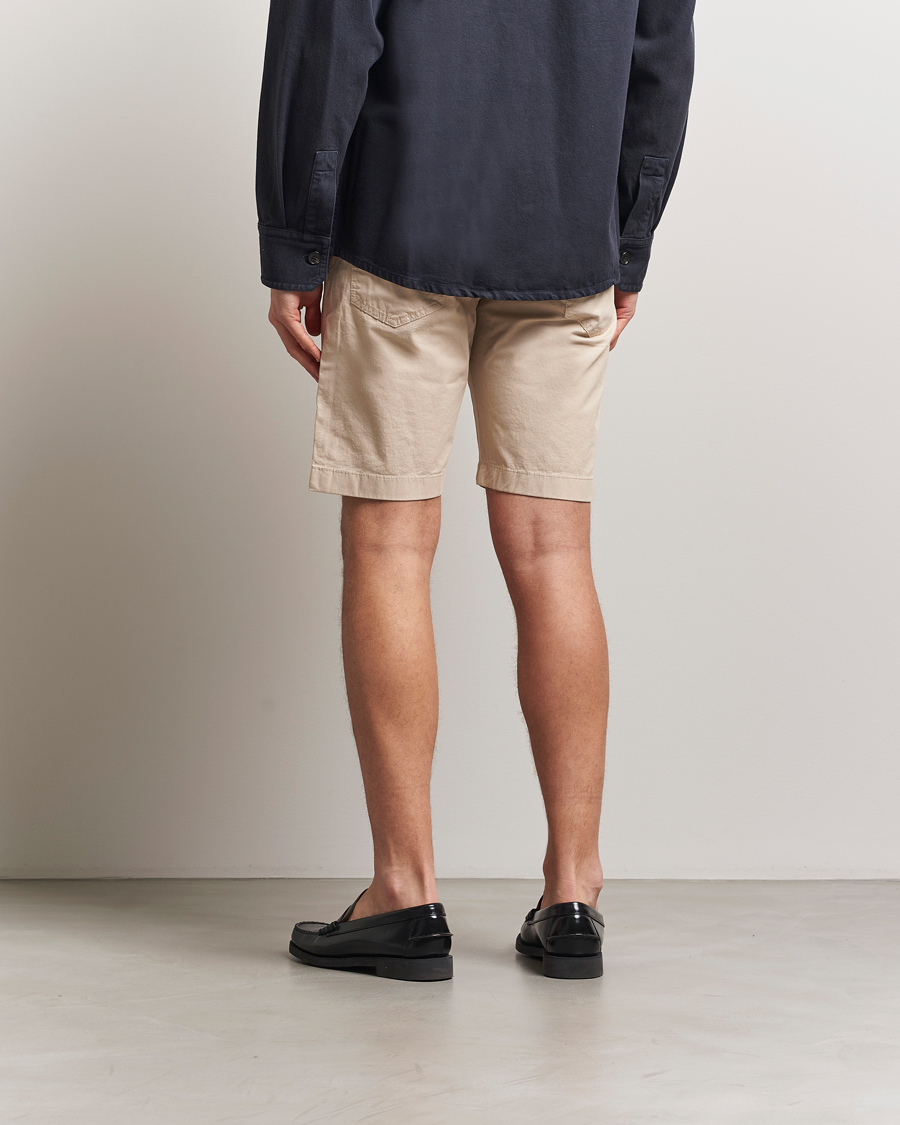 Men | Shorts | Jacob Cohën | Nicolas Cotton Gabardine Shorts Beige