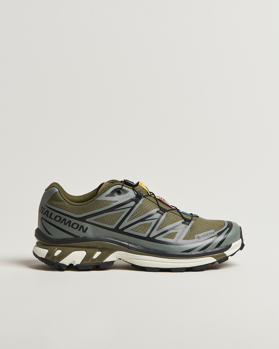 Salomon XT-6 GTX Sneakers Olive Night at CareOfCarl.com