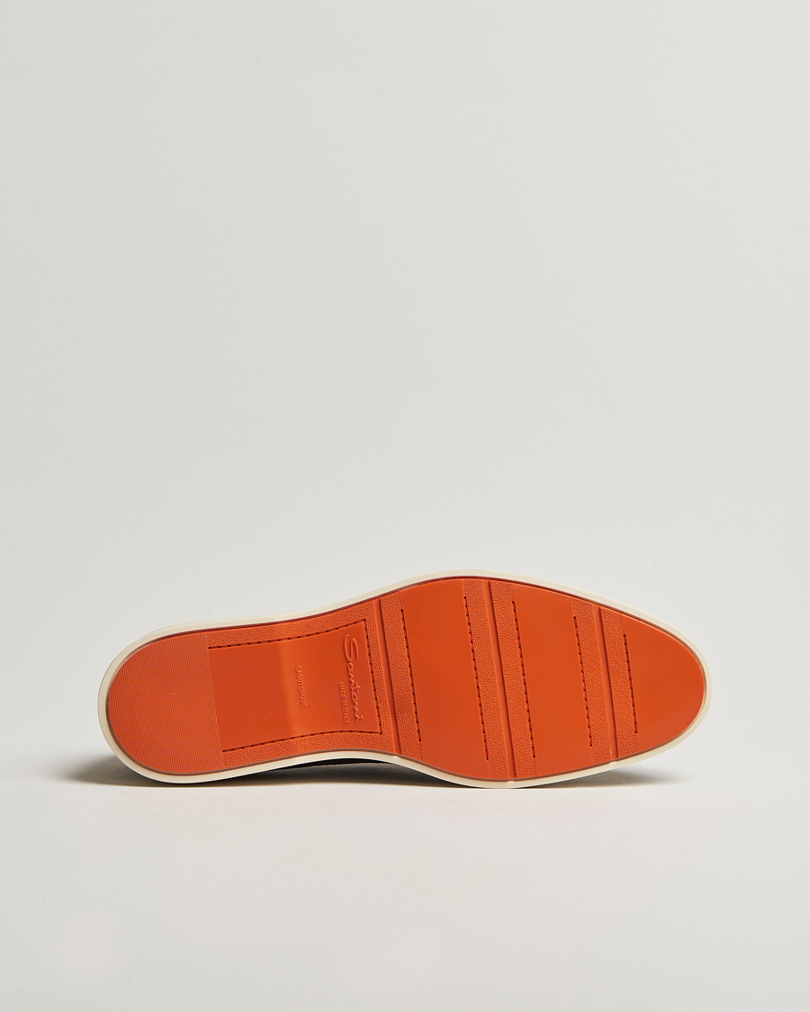 Men | Santoni Detroit Loafers Black Suede | Santoni | Detroit Loafers Black Suede