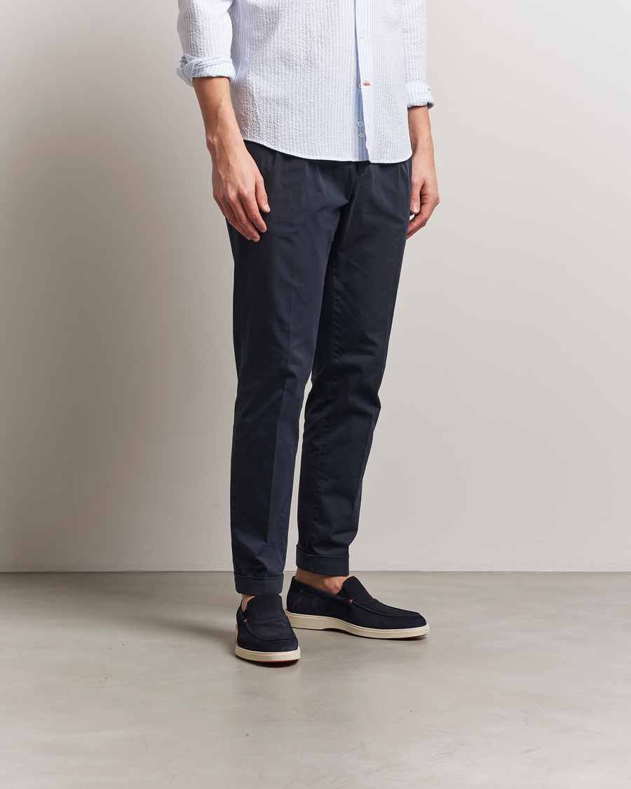 Men | Loafers | Santoni | Detroit Loafer Navy Suede