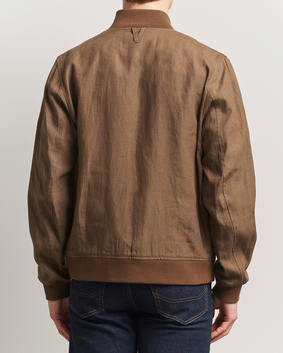 Men | Coats & Jackets | Valstar | Valstarino Linen Jacket Brown