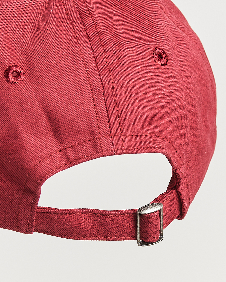 Men | Drake's Stem Flower Baseball Cap Maroon | Drake's | Stem Flower Baseball Cap Maroon