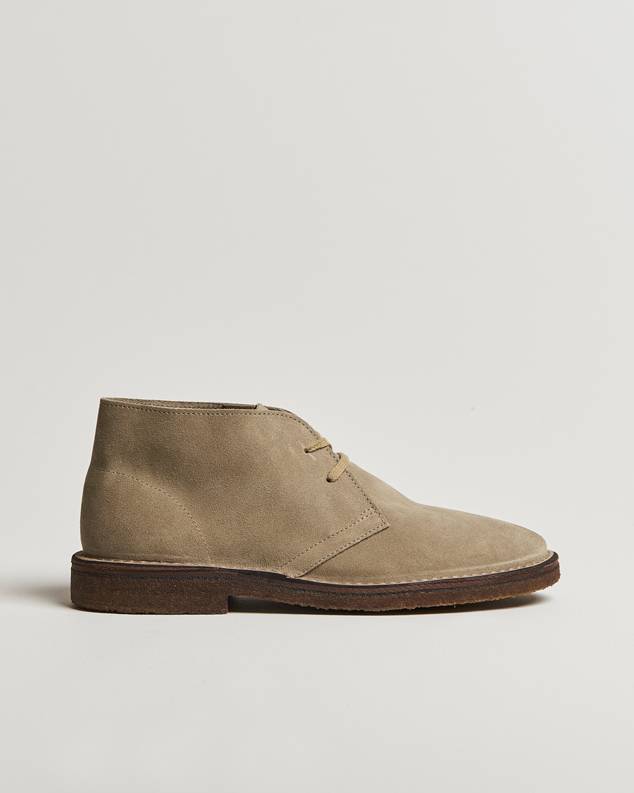 Men | Drake's Clifford Suede Desert Boots Sand | Drake's | Clifford Suede Desert Boots Sand