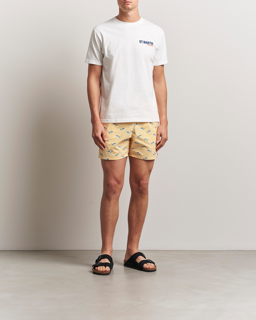 Men | T-Shirts | MC2 Saint Barth | Printed Cotton T-Shirt St Barth Addicted