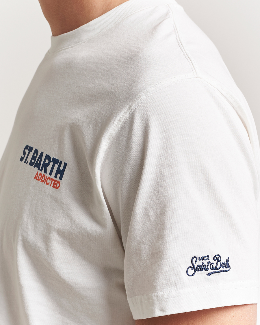 Men | T-Shirts | MC2 Saint Barth | Printed Cotton T-Shirt St Barth Addicted